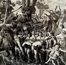 Samnites Defeat Roman Army 1913 Under The Yoke Plate Print 2 Page Histor... - $366.69 MXN