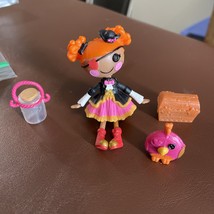 rare Lalaloopsy Peggy Seven Seas Pirate Pet Accessories 3&quot; mini doll figure - £11.66 GBP