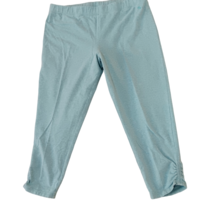 Knit Pants By Bold Spirit Aqua Green Woman&#39;s Tapered Leg Xl - £11.68 GBP