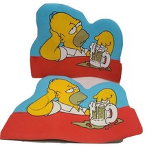 Homer Simpson Beer Place Mats X 2 1999 - £14.75 GBP