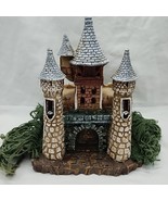 *Light Doesn&#39;t Work* Tiny Treasures Woodland Fairy Tale Castle 5 1/2&quot; X ... - $17.81