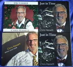 Chris Hassett 4 cd lot all autographed. bring home love, december, just in time  - £22.93 GBP