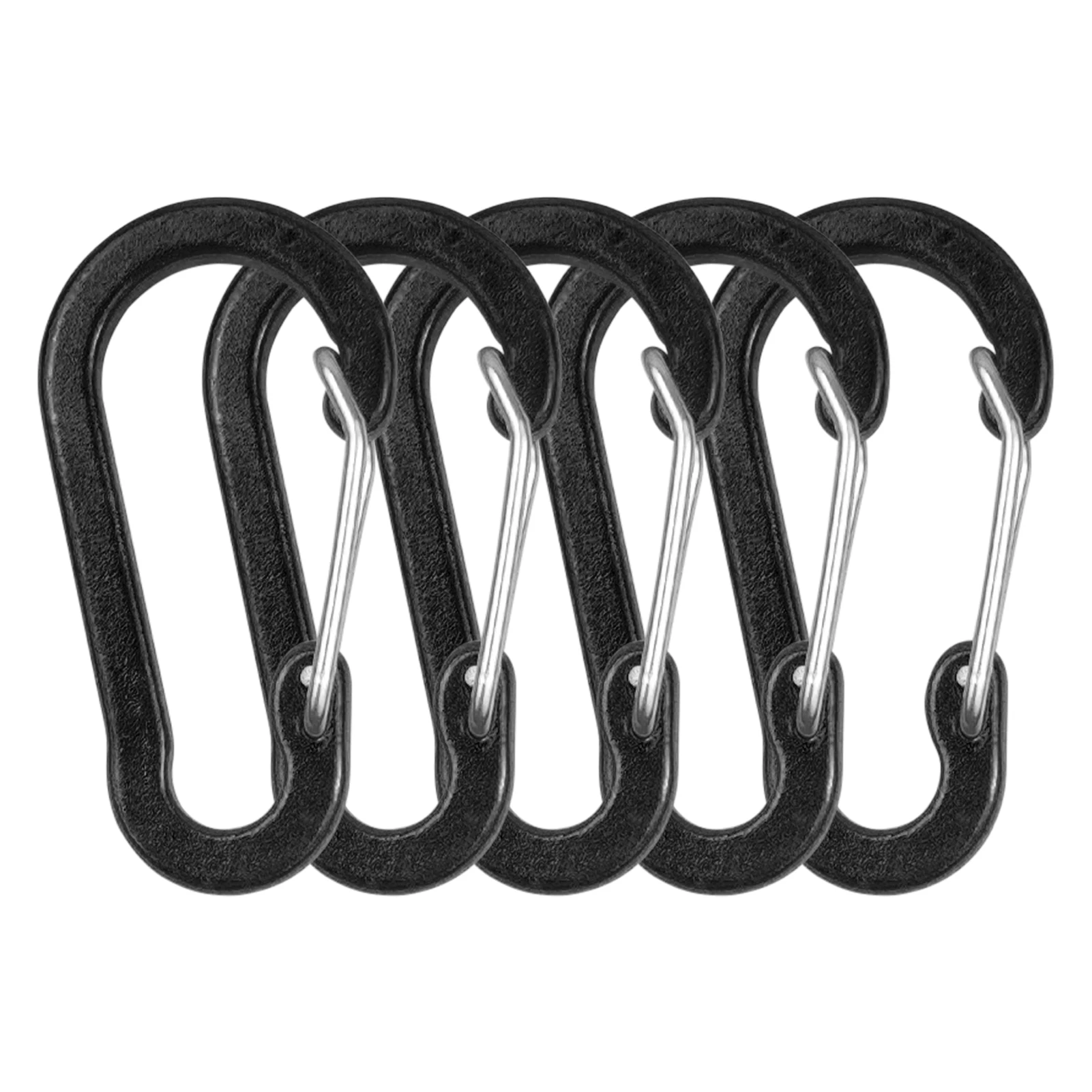 5 Pack Carabiner Clips Mini Aluminum Alloy Keychain Carabiner Clip D Rings for - £9.31 GBP+