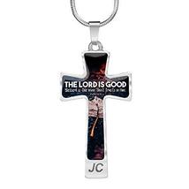Express Your Love Gifts God is Good Cross Pendant Necklace Stainless Steel or 18 - £31.80 GBP