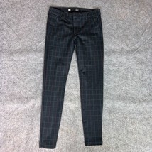 Kut From The Kloth Womens Pants 0 Black Skinny Plaid Chino Trouser Crop Mia - $18.98