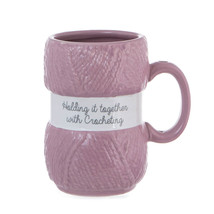 Boxer Gifts Holding it Together Crochet Mug - $42.21