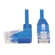 Tripp Lite Left. Angle Cat6 Ethernet Cable, Gigabit Molded Slim UTP Netw... - £13.36 GBP