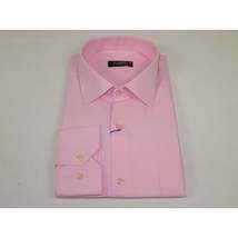 Men's Shirt By CASILA Turkey Cotton Blend Long Sleeves 502000-08 Solid Pink image 4