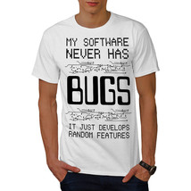 Wellcoda Bugs Programmer Mens T-shirt, Glitch Graphic Design Printed Tee - £14.87 GBP+