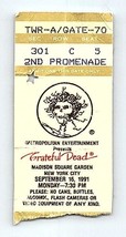 Grateful Dead Ticket Stub Septembre 16 1991 New York Madison Carré Jardin - £35.14 GBP