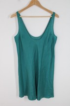 Calypso St. Barth S? Teal Green Silk Tank Slip Liner Dress - £15.00 GBP