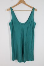 Calypso St. Barth S? Teal Green Silk Tank Slip Liner Dress - £15.04 GBP