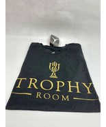AirJordan TrophyRoom Jumpman Black/Gold ShortSleeve Mens T-Shirt 847739-... - £39.93 GBP