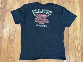 Harley Davidson Oil Parts Bowling Green Kentucky Mens T-Shirt XXL 2XL Bi... - £14.12 GBP