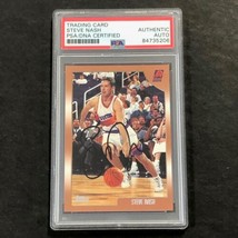 1998-99 Topps Basketball #51 Steve Nash Signed Card AUTO PSA Slabbed Suns - £396.22 GBP