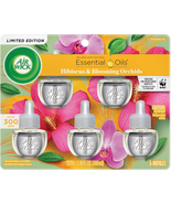 Plug in Scented Oil Refill, 5 Ct, Hibiscus and Blooming Orchids, Air Fre... - £13.03 GBP