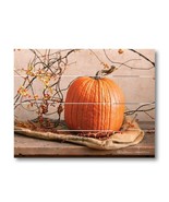 Pumpkin Wood Pallet Art Print - SALE - $41.15 CAD
