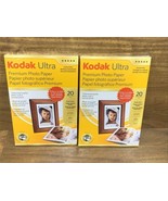 KODAK Ultra Premium Photo Paper 20 Sheets Studio Gloss Instant Dry 4x6  ... - $14.25