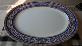 Huge Antique Greek Revival 1800s Mintons Serving Tray Platter 19.25&quot; x 1... - $247.50
