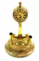 Maritime Telegraph Pen Holder Nautical Compass On Wooden Base For Home Decor - £48.99 GBP