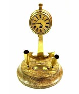 Maritime Telegraph Pen Holder Nautical Compass On Wooden Base For Home D... - £48.77 GBP