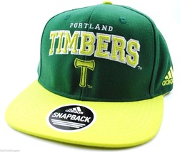 Portland Timbers adidas NT72Z MLS Soccer Team Logo Flat Brim Snapback Cap Hat - £16.31 GBP