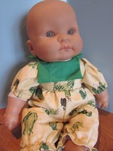 homemade baby doll clothes jumpsuit 14-16&quot; berenguer/american bitty baby... - $18.00