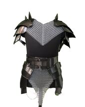 Medieval Cuirass Armor: Steel Chainmail, Lady Cosplay LARP Costume for R... - €189,16 EUR