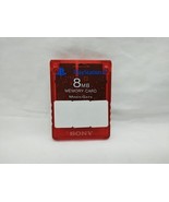Sony PlayStation 2 Red 8MB Memory Card Magic Gate SCPH-10020 - $20.33 CAD