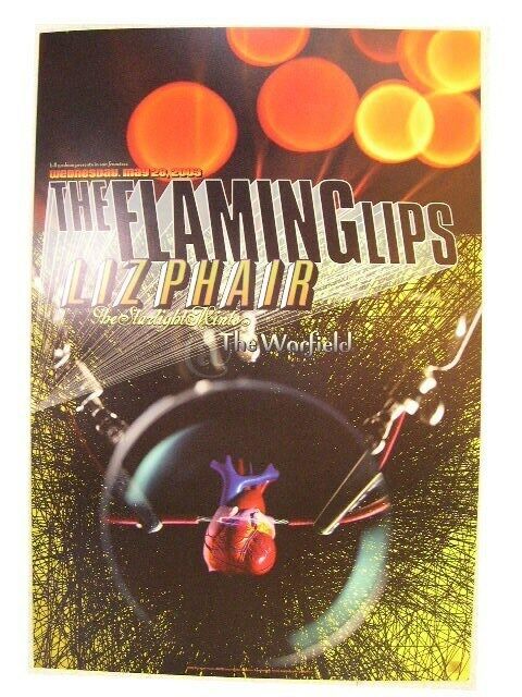 Il Fiammeggiante Labbra Poster Handbill Fillmore Liz Phair - $35.99