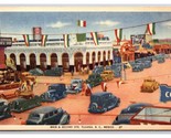 Principale Street Vista Tijuana Baja California Messico Unp Lino Cartoli... - $4.52