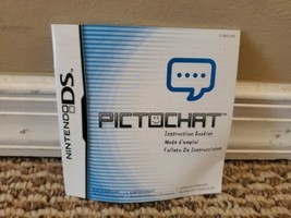 PictoChat Nintendo DS Manual Only! - £3.71 GBP