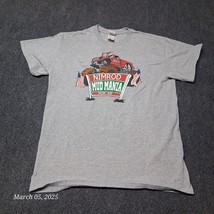 Nimrod Mud Mania Monster Truck Graphic T Shirt Adult Size Medium Gray Po... - $18.47