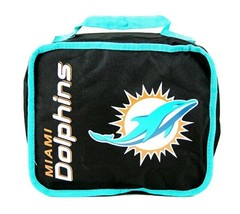 NFL Miami Dolphins Sacked Insulated Lunch Cooler Multi Color Keeps Food Hot/Cold - £12.27 GBP