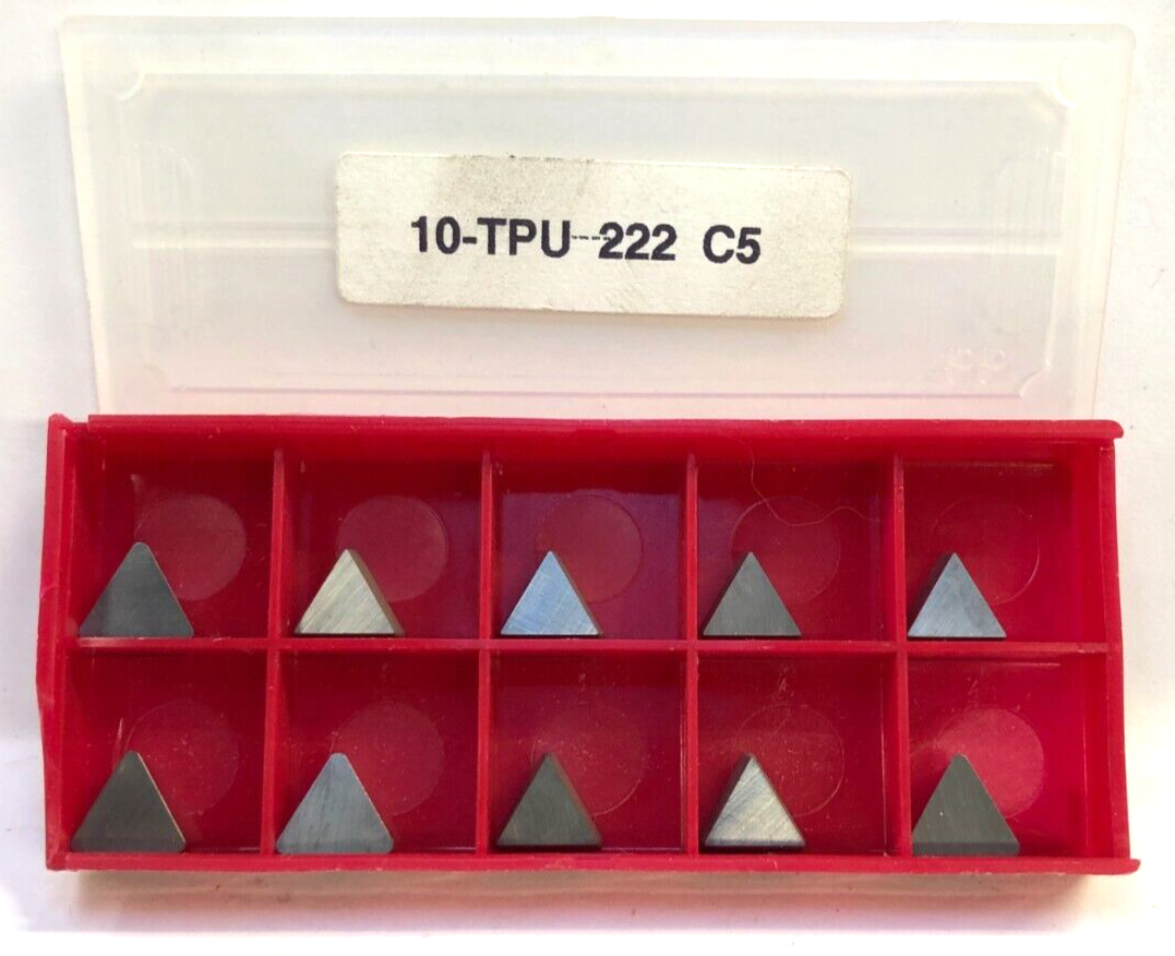 TPU-222 C5 - CARBIDE INSERTS -PACK OF 10 - $21.31