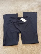 Halara Women&#39;s Stretchy Black High-Waisted Flare Light Pants Size Medium NWT - £21.89 GBP