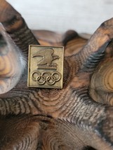 Vintage Bronze Toned Metal Olympics US Post Office USPS  Pin Hat Lapel Pinback - £14.15 GBP