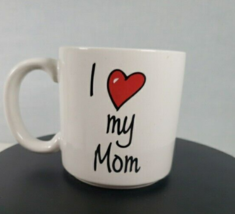 Vintage Russ Berrie I Love My Mom Mug Cup White Ceramic Made in Phillipp... - $359.21 MXN