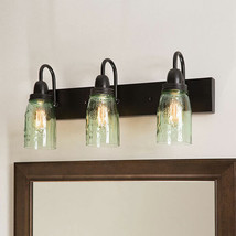 3 Light Mason Jar Vanity Light  - £138.40 GBP