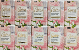 10 Caress Botanicals White Orchid &amp; Coconut Milk  Bar Soap 5 oz Each  - £39.83 GBP
