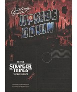 Stranger Things Greetings from the Upside Down Netflix The Experience Postcard - $49.99