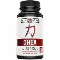 Zhou DHEA 50 mg | Hormonal Balance Formula for Women &amp; Men | Healthy Aging - £18.13 GBP