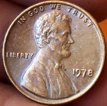1978 Penny No Mint Mark Doubling On Obverse And Reverse Free Shipping  - $2.97