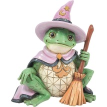 Jim Shore Heartwood Creek Halloween Collection Frog Dressed as a Witch NIB - $44.99