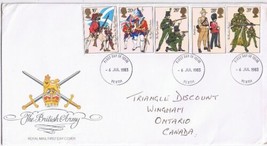 United Kingdom First Day Cover FDC Falkirk British Army 1983 - $9.89