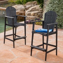 Acacia Wood Adirondack Bar Stools (Set of 2) - $295.99