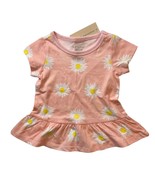 Baby Girl Pink Floral Peplum Top 12 Month New - £6.26 GBP