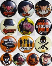 A Clockwork Orange Movie Metal Button Assortment of 13 Ata-Boy YOU CHOOS... - $1.25