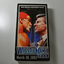 WrestleMania XIX 19 - Vintage WWF WWE Wrestling Video (VHS, 2003) - £13.00 GBP