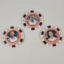 NBA Poker Chip Lot White Baron Davis Channing Frye Rashad McCants 2005-2006 - £17.27 GBP